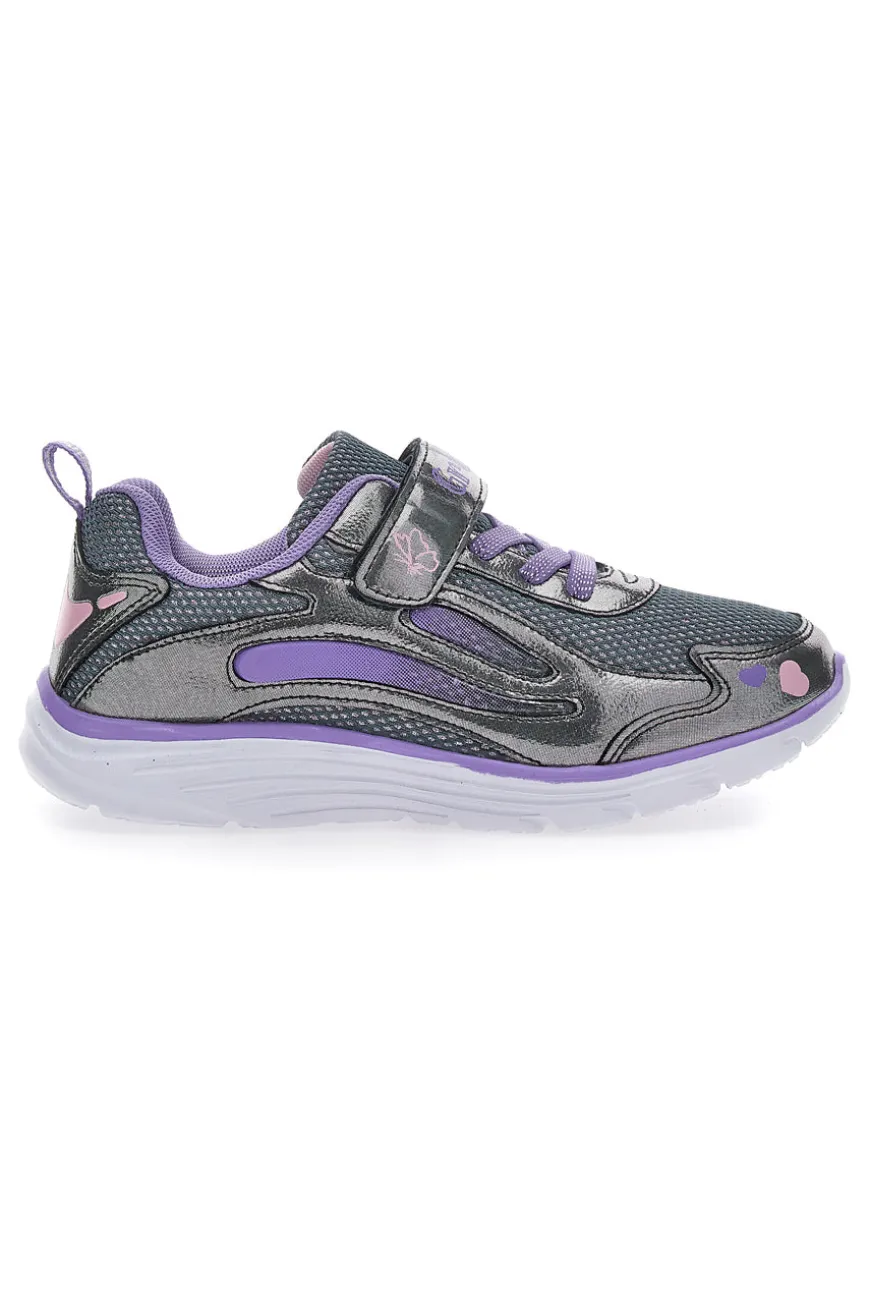 Scarpe da Ginnastica Grigie e Viola Grazie 2212