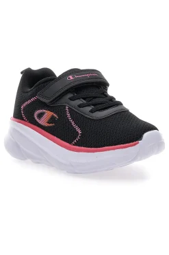 Scarpe da ginnastica nere in mesh con strappo Champion HRO J G PS Low Cut
