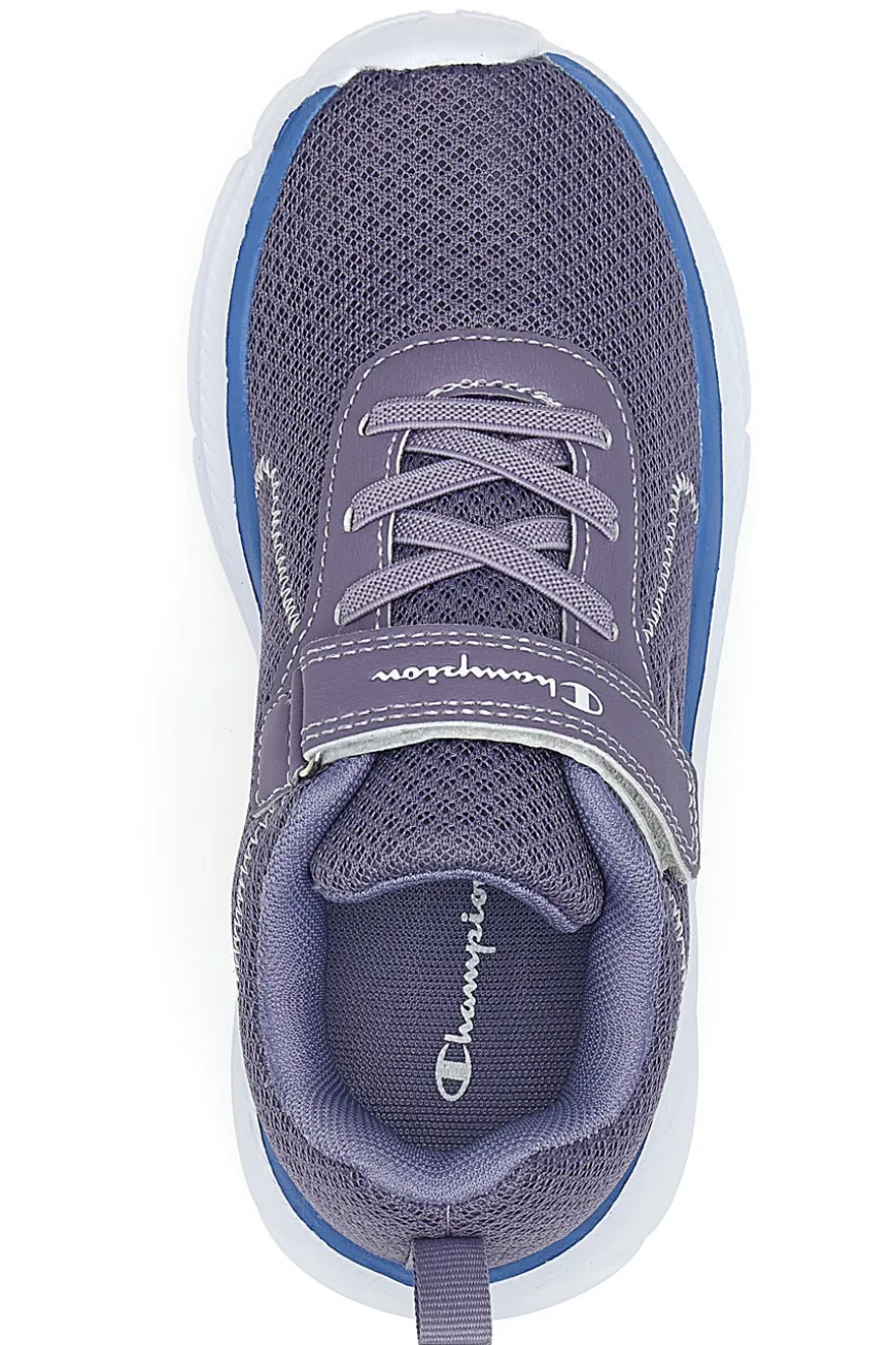 Scarpe da ginnastica viola in mesh con chiusura a strappo Champion HRO J G PS Low Cut