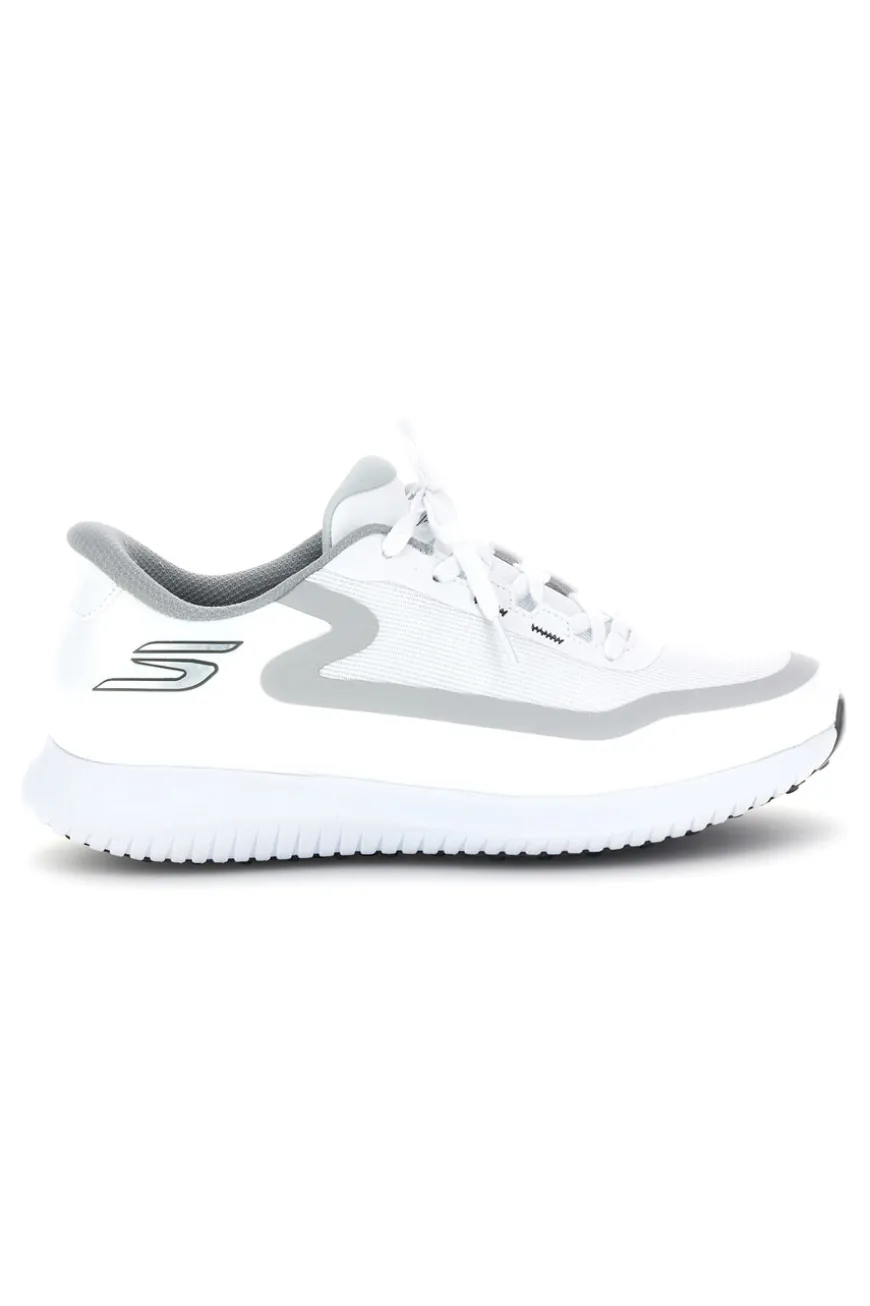 Scarpe da golf bianco slip-ins traspirante e leggera Skechers Go Golf Flight