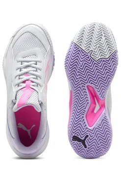 Scarpe da Padel Bianche e Lilla Puma Nova Court Wn'S