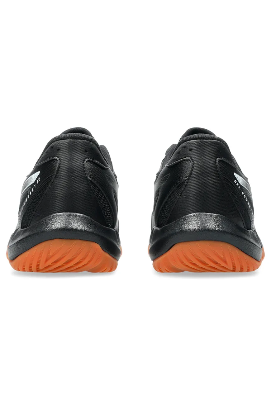 Scarpe da pallavolo nere con suola ammortizzata Asics GEL-ROCKET 12