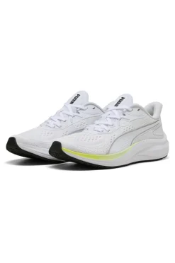 Scarpe da running bianche in mesh Puma Skyrocket Lite 2