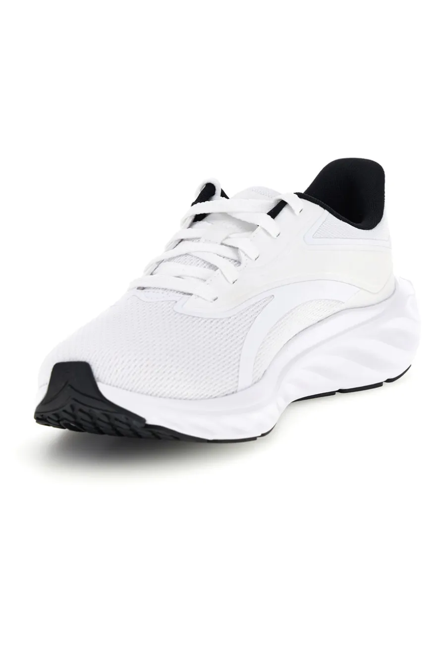 Scarpe da running bianco e nero con mesh traspirante e Charged+ Cushioning Under armour Ascend