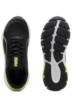 Scarpe da running nere bianche e verde lime Puma Cell Glare Jr