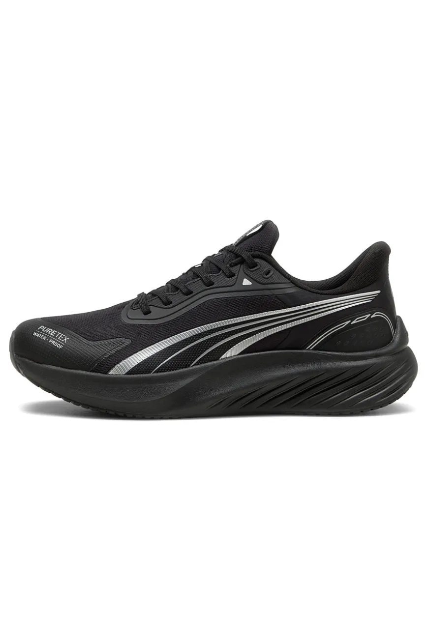 Scarpe da running nere impermeabili con membrana PURETEX Puma POUNCE LITE PTX
