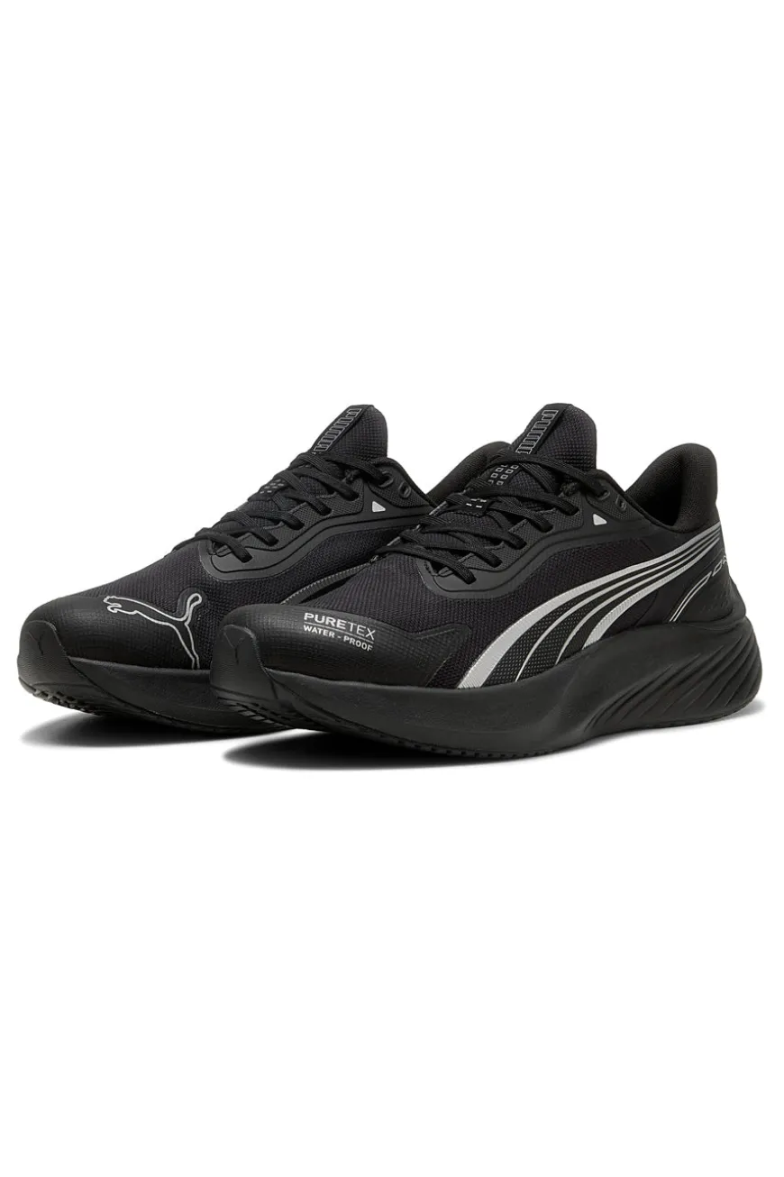 Scarpe da running nere impermeabili con membrana PURETEX Puma POUNCE LITE PTX