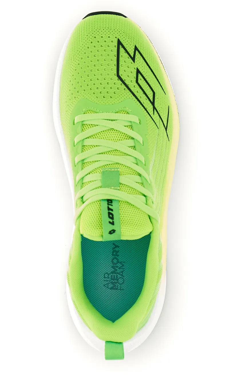 Scarpe da running verde fluo traspirante memory foam Lotto Speedride 700 III