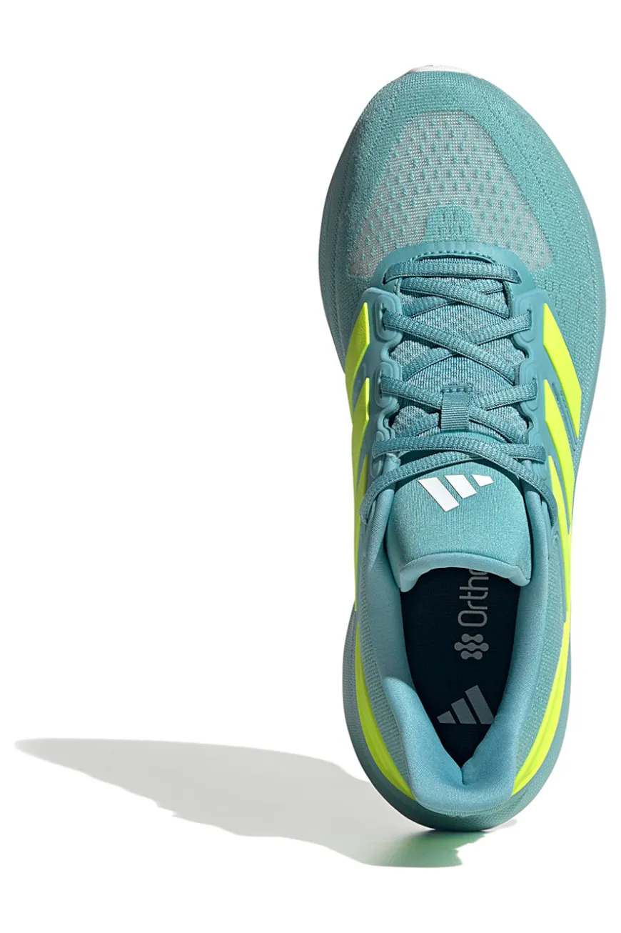 Scarpe da running verdi in mesh Adidas Ultrarun 5