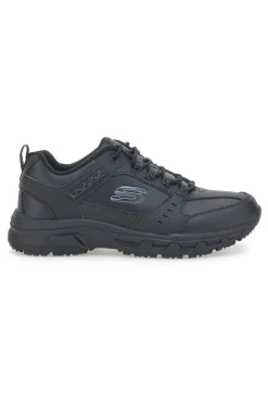 Scarpe da Trail Nere con Tomaia in Pelle SKECHERS Relaxed Fit: Oak Canyon - Redwick