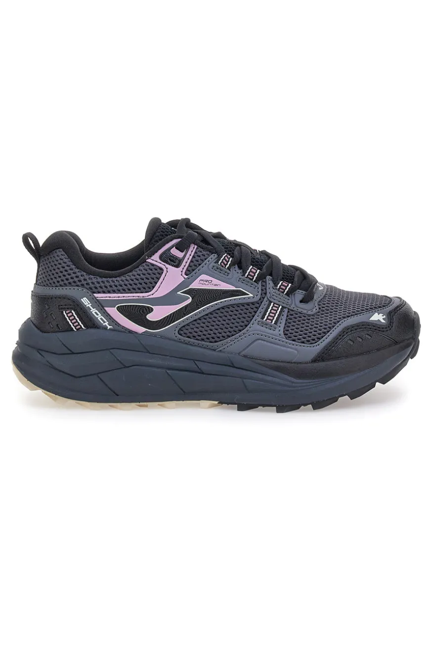 Scarpe da Trail Running nere con dettagli rosa Joma Shock Lady 2522