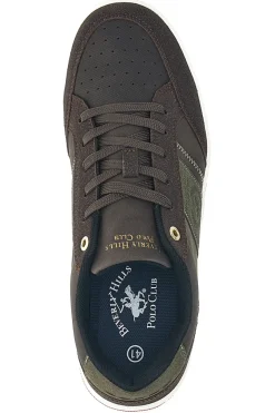 Scarpe da uomo marroni con dettagli a contrasto Beverly hills polo club DANIEL ORTEGA MIX