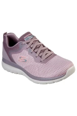 Scarpe lavanda leggere in mesh con Memory Foam Skechers Bountiful Quick Path