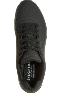 Scarpe nere con airbag visibile e Memory Foam Skechers UNO STAND ON AIR