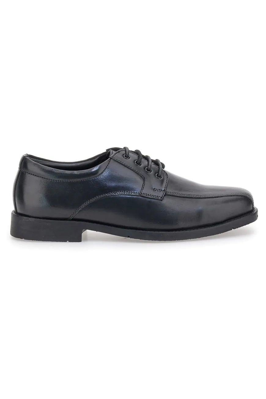 Scarpe nere eleganti stringate in pelle Claremorris 01CROSS