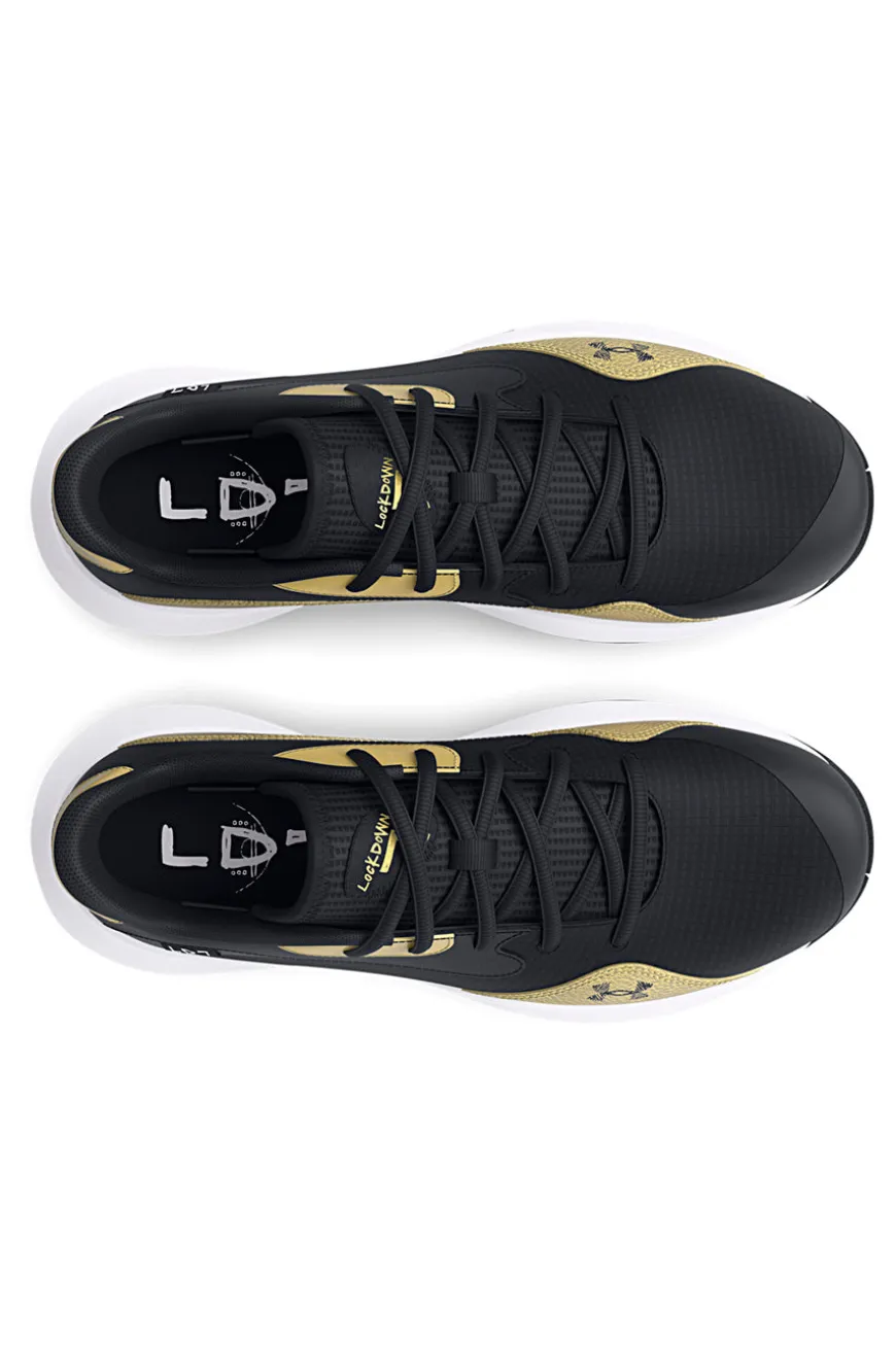 Scarpe nere e oro con suola ammortizzata Under Armour 3027646 001