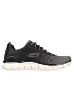 Scarpe nere e verde oliva stile training Skechers Track Ripkent