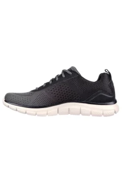 Scarpe nere e verde oliva stile training Skechers Track Ripkent