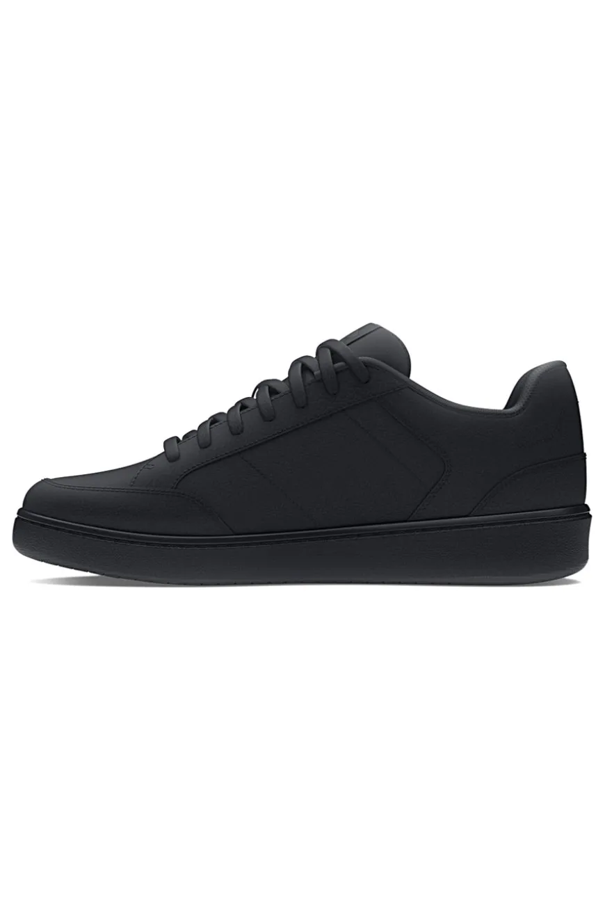 Scarpe nere in pelle con suola piatta Under Armour UA Official