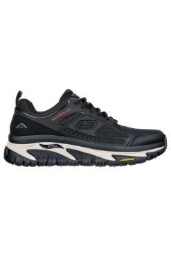 Scarpe outdoor nere water-repellent Skechers Arch Fit Road Walker-Recon