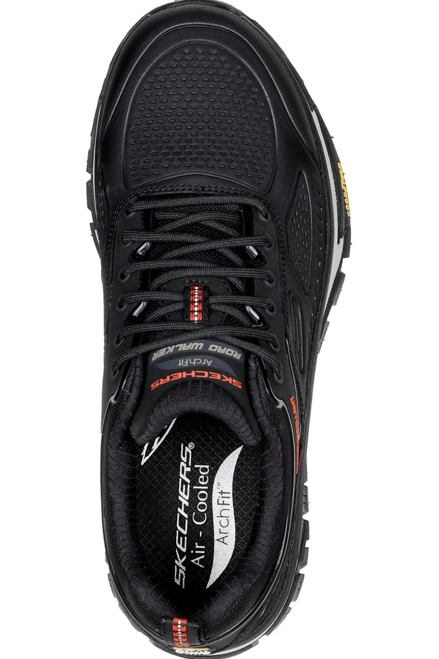 Scarpe outdoor nere water-repellent Skechers Arch Fit Road Walker-Recon