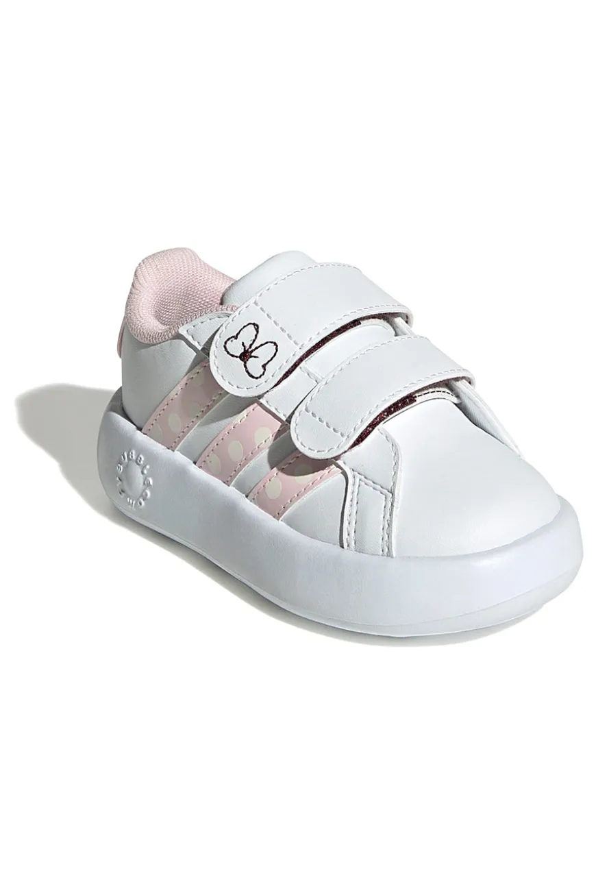 Scarpe Primi Passi bianche con strappi Minnie Adidas Grand Court Minnie CF I