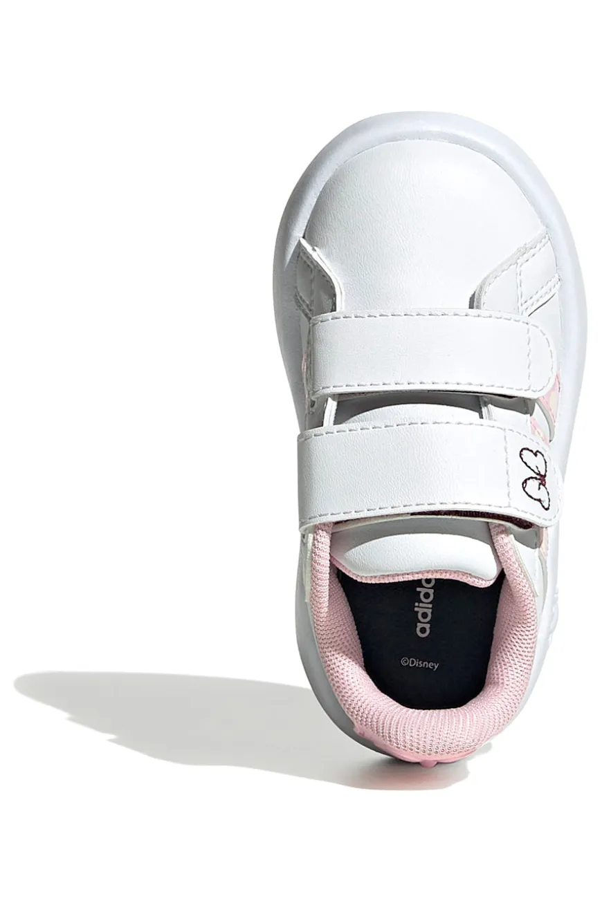 Scarpe Primi Passi bianche con strappi Minnie Adidas Grand Court Minnie CF I