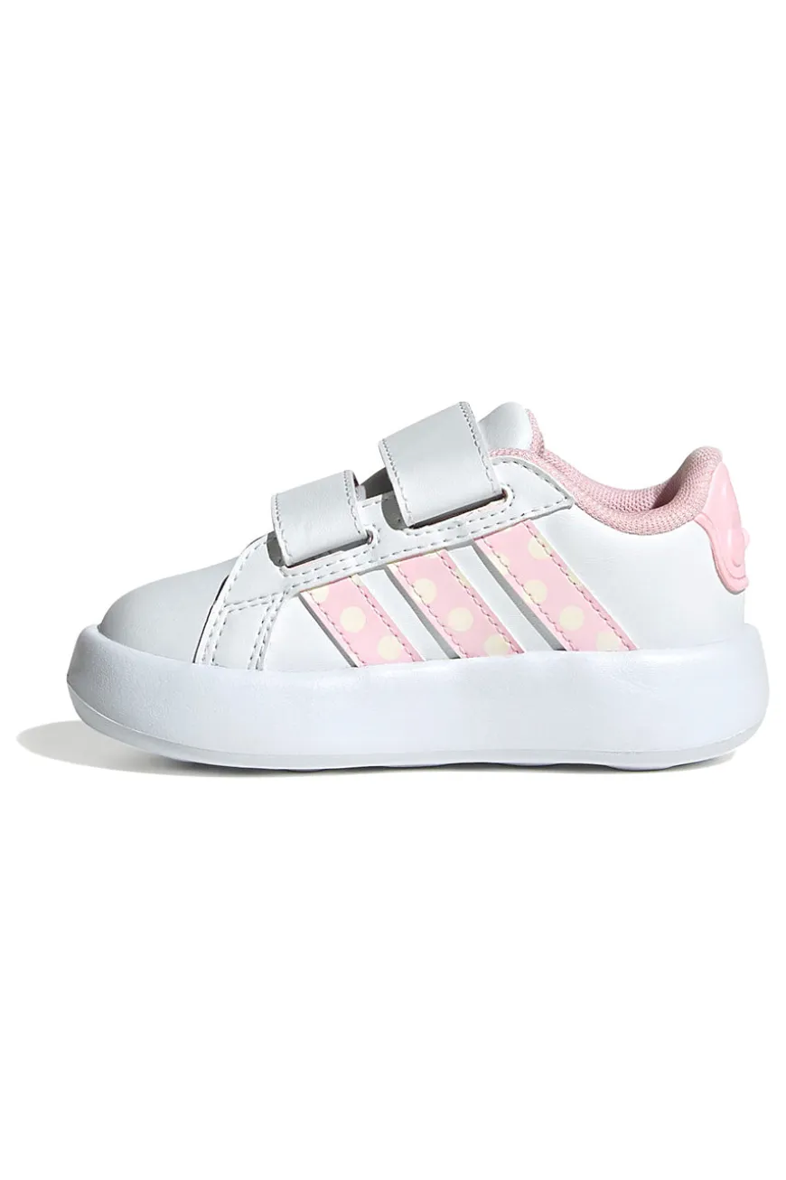 Scarpe Primi Passi bianche con strappi Minnie Adidas Grand Court Minnie CF I