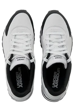 Scarpe running bianche tomaia con inserti in pelle Under Armour Essential Runner