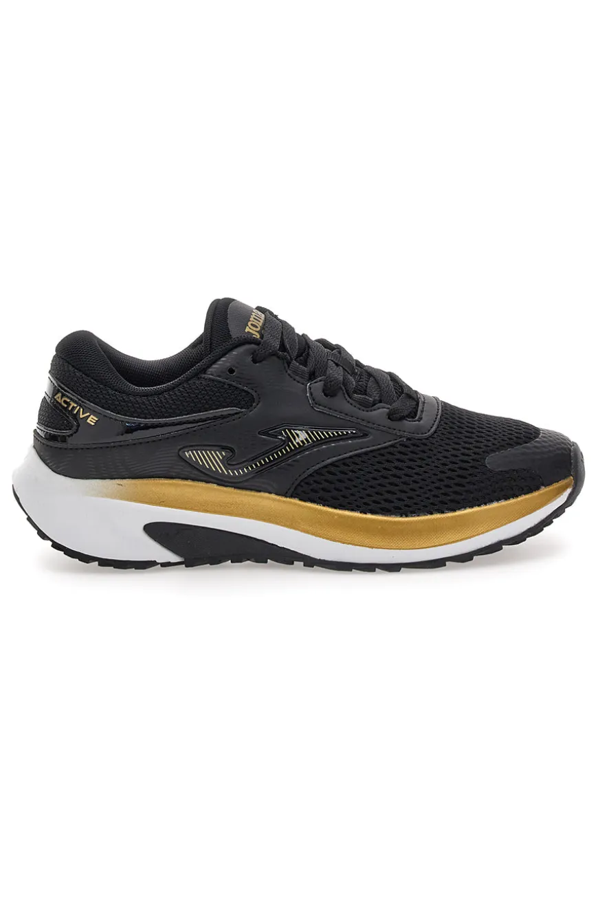 Scarpe running nere e oro Joma ACTIVE LADY 2501