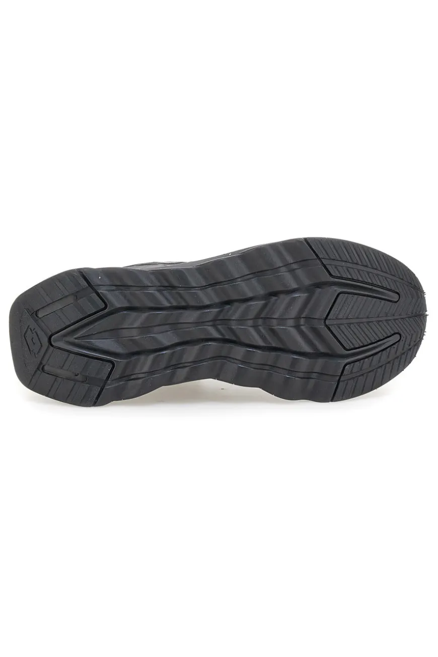 Scarpe running nere total black con suola ammortizzata Lotto Run 60 AMF