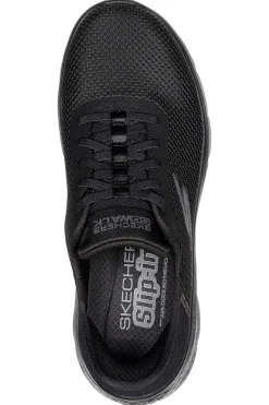 Scarpe slip ins nero in mesh Skechers Go walk flex grand entry