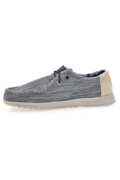 Scarpe slip on grigio in tessuto Route 66 RO41815