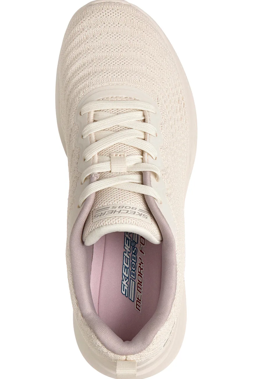 Scarpe sportive bianco con memory foam Skechers Bobs Moda Flex Mellow Dawn