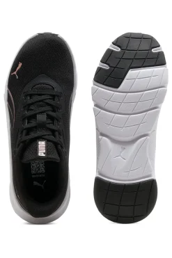 Scarpe sportive da donna nere e rosa con suola leggera Puma FlexFocus Lite Modern