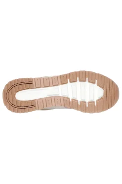Scarpe sportive naturale e oro con memory foam Skechers Runway Posh Gal