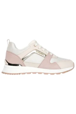 Scarpe sportive naturale e oro con memory foam Skechers Runway Posh Gal