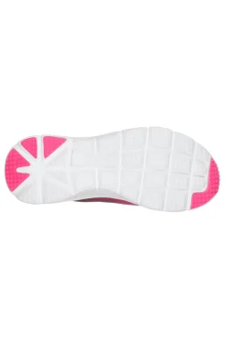 Scarpe sportive nero e rosa con memory foam Skechers Fashion Fit Build Up