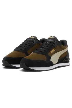 Scarpe sportive verde oliva con dettagli in suede Puma ST RUNNER V4 SD