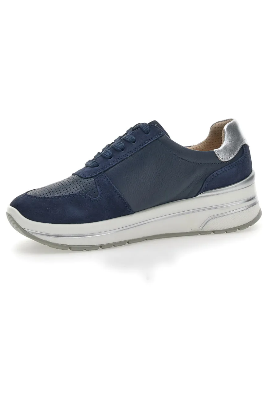Scarpe Stringate Blu Con Platform Pittarello Active 2302