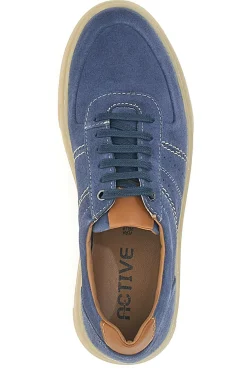 Scarpe Stringate Blu In Vera Pelle Pittarello Active 2421