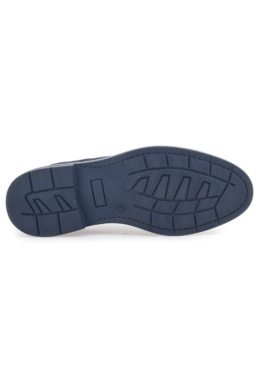 Scarpe Stringate Blu In Vera Pelle Pittarello Active 2401