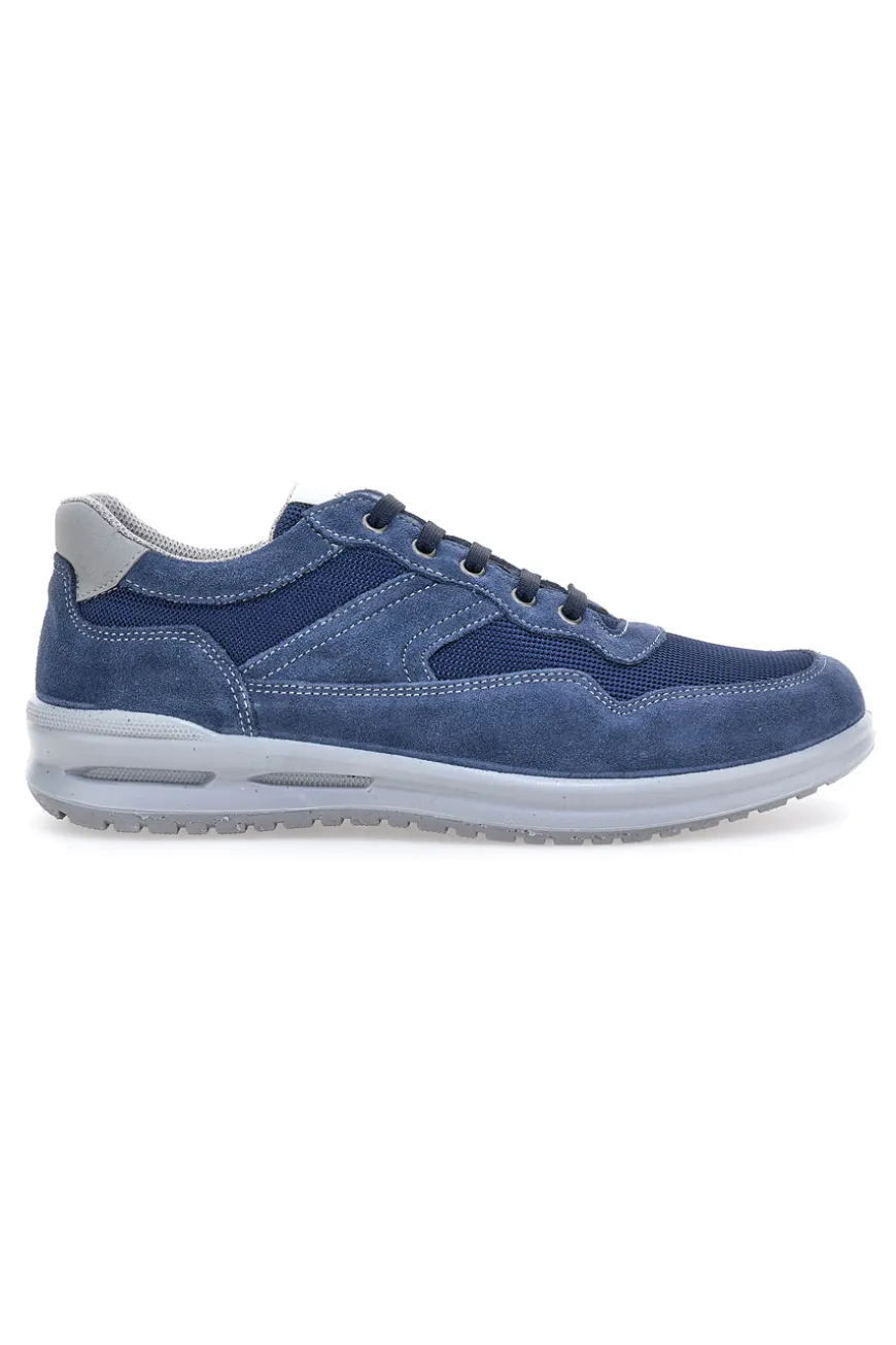 Scarpe stringate blu soft back sole energy Marco brandi 308