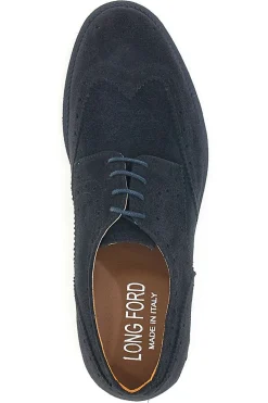 Scarpe Stringate Blu Vera Pelle Longford 595