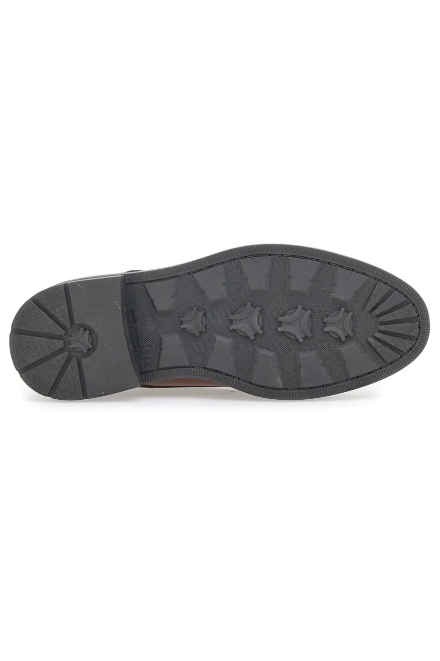 Scarpe Stringate Claremorris 222 Marroni Vera Pelle