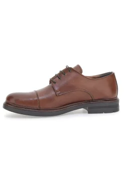 Scarpe Stringate Claremorris 222 Marroni Vera Pelle