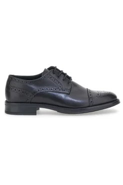 Scarpe Stringate Eleganti Andrea Bruni 11707 Nere