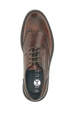Scarpe Stringate Marroni Con Decorazione Duilio Pittarello Focus 2240