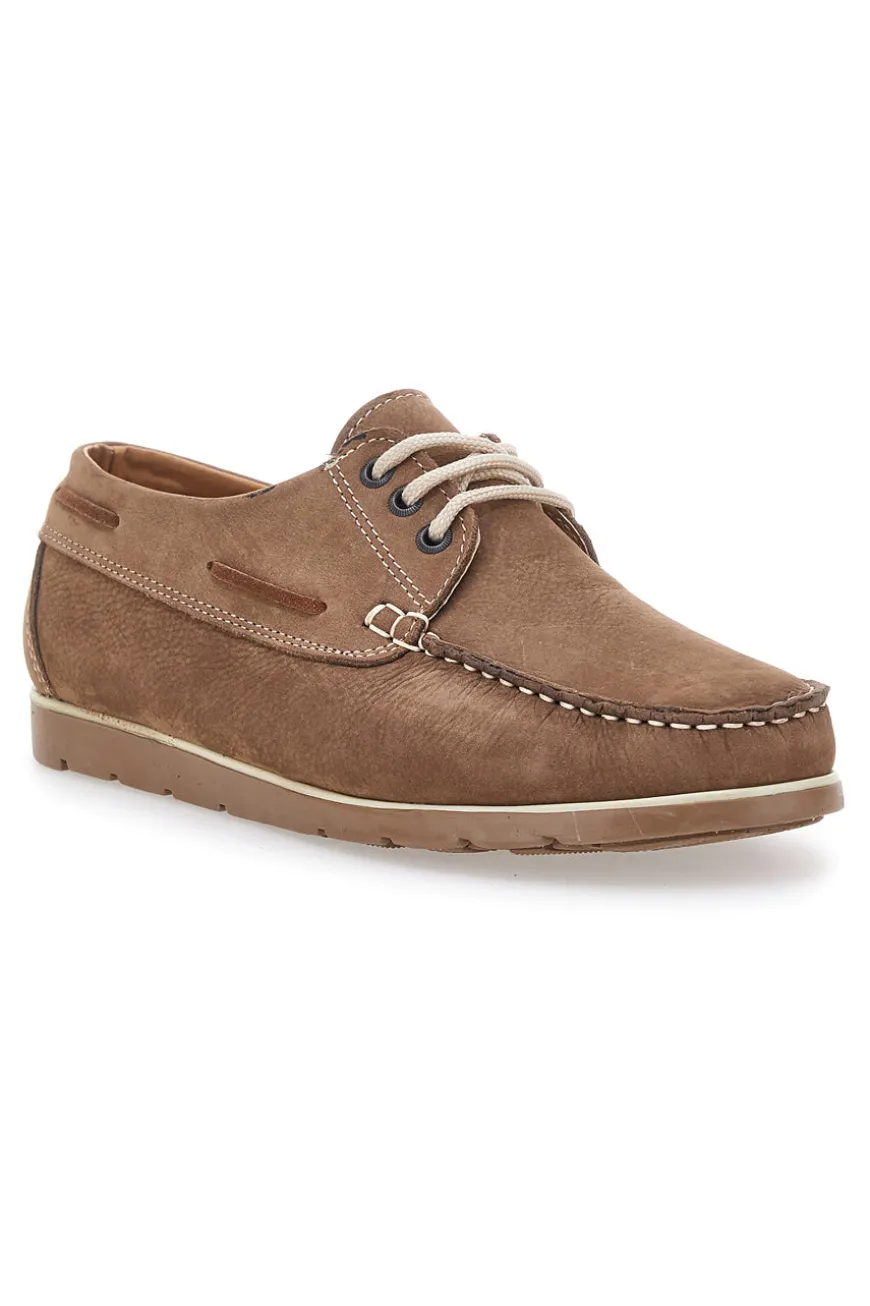 Scarpe Stringate Marroni In Vera Pelle Made in Italy Jerpoint 09