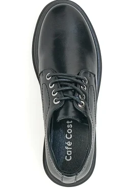 Scarpe Stringate Nere Cafe' Cost 210265